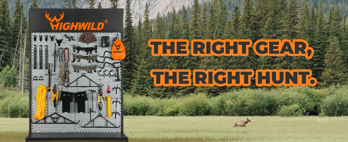 AGS Highwild Tree Stand Bow Hanger Gear Holder Accessory Hook - Pack of 3