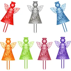 7 Colors Angel Topper for  Ceramic Christmas Tree, Multi Lovely Colors Angel Treetops for Xmas Themed Desktop Tree.