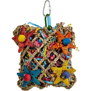 SC208 Foraging Toy - Ideal for Small Animals - Fun & Entertaining Animal Toy - Pickin’ Pocket Design - Made with Safe Components - 5” x 3” x 7.5”fidget toys
