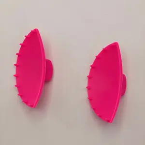 Cake Arch Guide Tool - Swag Templates for Buttercream - Cake Decorating Supplies - Cake Ruffle Spacing Tool, Adjustable Arch Rail with Precise Markings, 2pcs (Pink And Red)