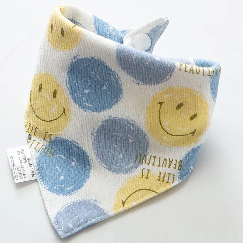 Absorbent Double Layer Baby Bibs, Easy Snap Closure for Infants & Toddlers Absorbent Double Layer Baby Bibs, Easy Snap Closure for Infants & Toddlers