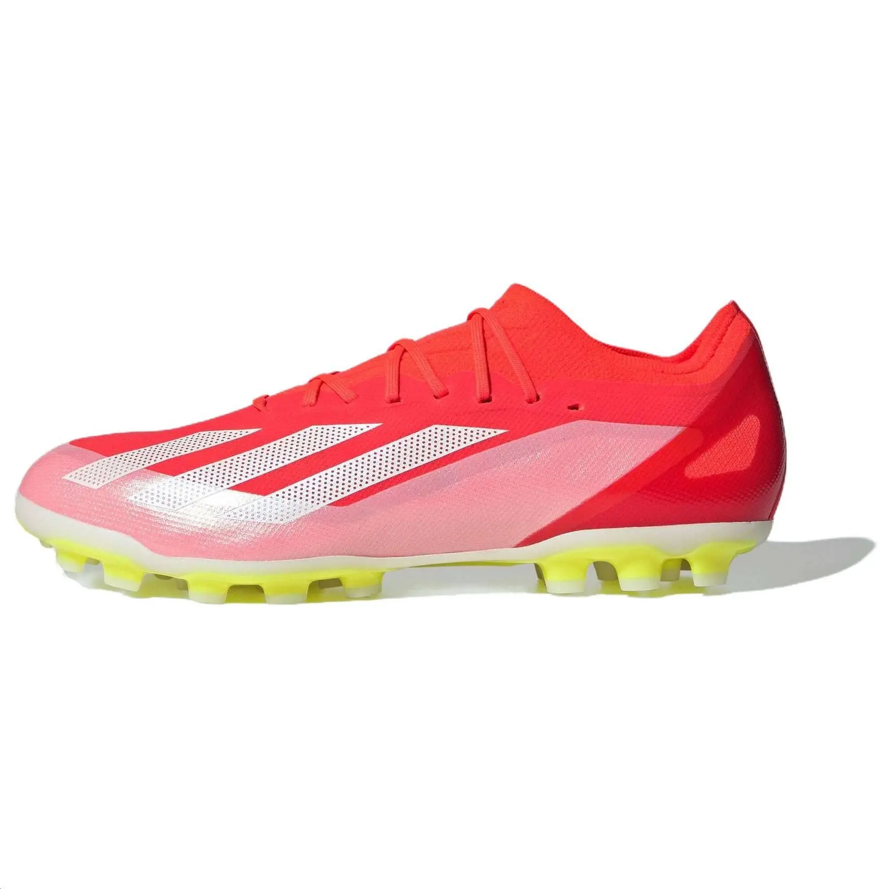 Adidas X CRAZYFAST Elite 2G/3G Comfort Cushioning Anti-Slip Durable Football Shoes Unisex Red White Pink Trending Shoes, House White Official Shoes to Get / Maison Mihara