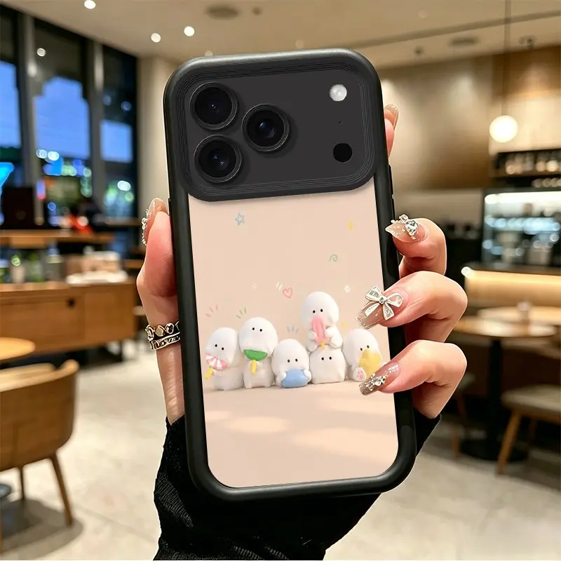 Phone case for iphone 17PROMAX 17PRO Shockproof Gift Enhanced Peotection Cute Marshmallow-style Buddies Phone Case soft silicone Celestial Eye Layered Phone Case BO-JT-MUPJ