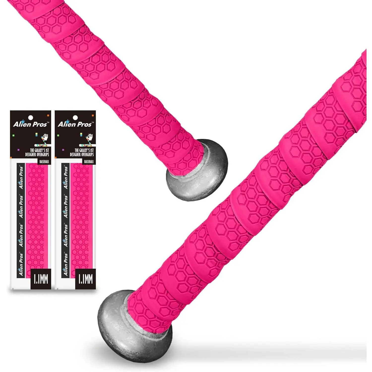 Bat Grip Tape for Baseball 1.1 MM (2 count) - Precut and Pro Quality Bat Tape - Wrap Your Bat for an Epic Home Run - Replacement for Old Baseball bat Grip