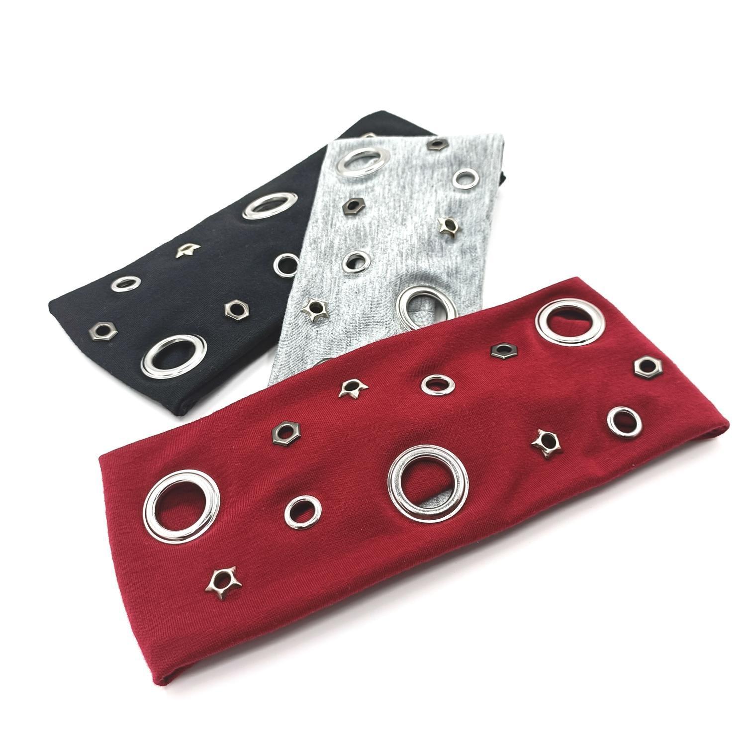 Stretch Cloth Round Polygon Pentagram Mix and Match Punk Personality Headband E