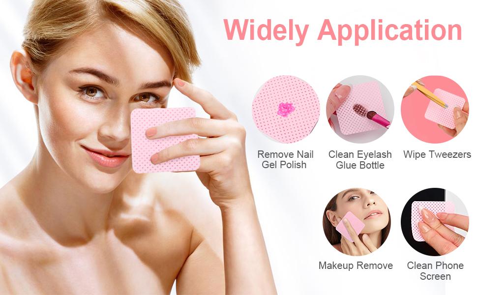 Nail Polish Remover, Lint Free Nail Wipes 540PCS Acetone Nail Polish Remover Wipes, Super Absorbent Soft Nail Wipes for Fingernail Polish Remover and Eyelash Extension Wipes(Dry Pads) Nail Polish Remover, Lint Free Nail Wipes 540PCS Acetone Nail Polish Remover Wipes, Super Absorbent Soft Nail Wipes for Fingernail Polish Remover and Eyelash Extension Wipes(Dry Pads)