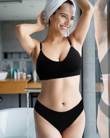 Bra and Panty Sets for Women Seamless Bralettes Lingerie Sexy Sets Comfortable Sports V Neck Bras Panty Thongs Sets