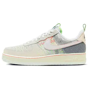 Nike Air Force 1 Sashiko Men's Low-Top Casual Sneakers in White Verifiable, with credentials and supporting global authentication