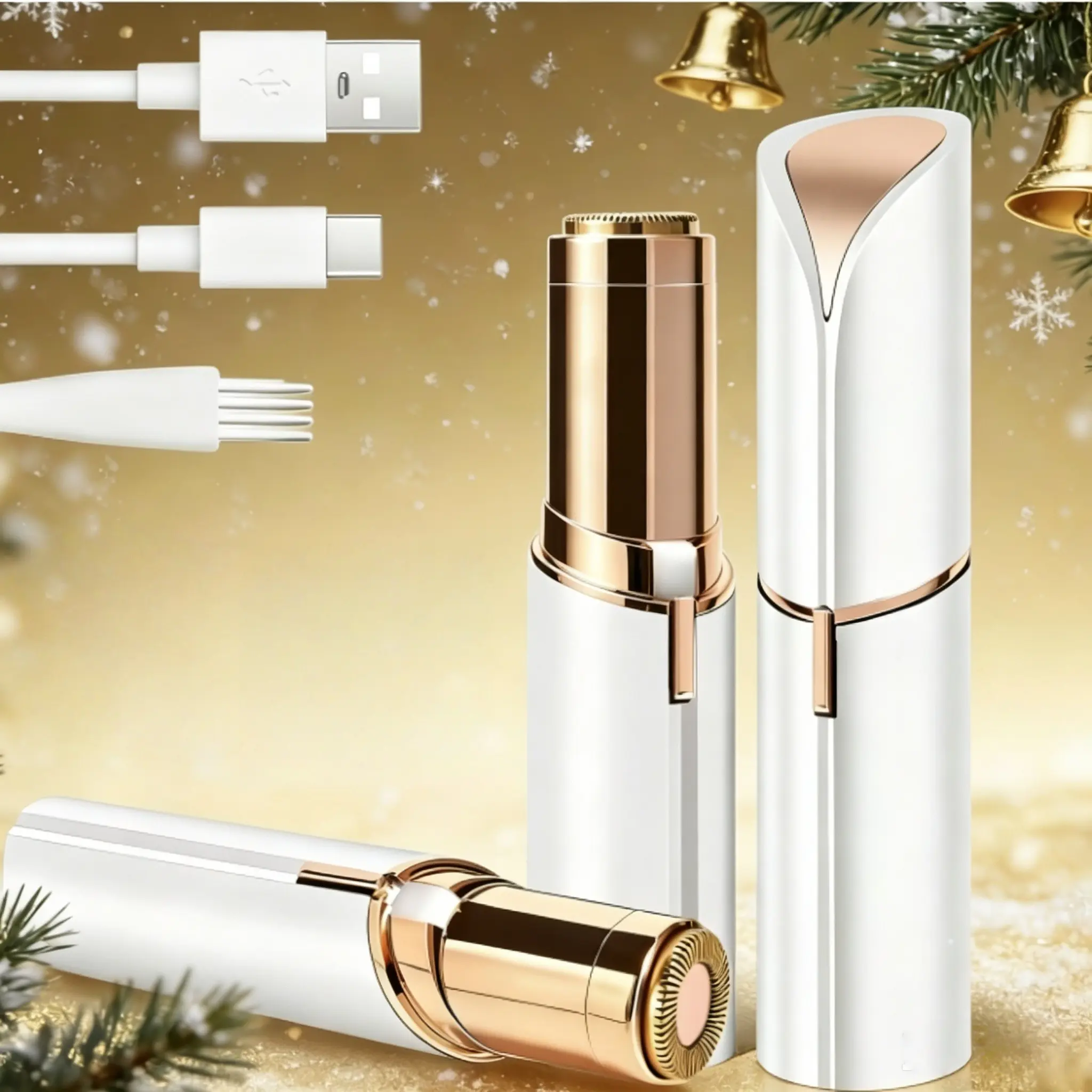 1 PC Facial Hair Trimmer, Electric Eyebrow Trimmer, Eyebrow Shaper, Lip Facial Body Hair Removal Tool, Facial Hair Care Tool, Electric Shaver Women, Epilator Hair Remover,father'sdaygifts,summerhairstyles