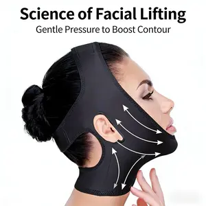 Curved Ergonomic Facial Neck Skincare Wrap Sheet, 38cm Wide Neoprene Soft Fabric Face Cover Base, Customizable Home Night Skincare Accessory, Practical Daily Self Care Beauty Supply For Women