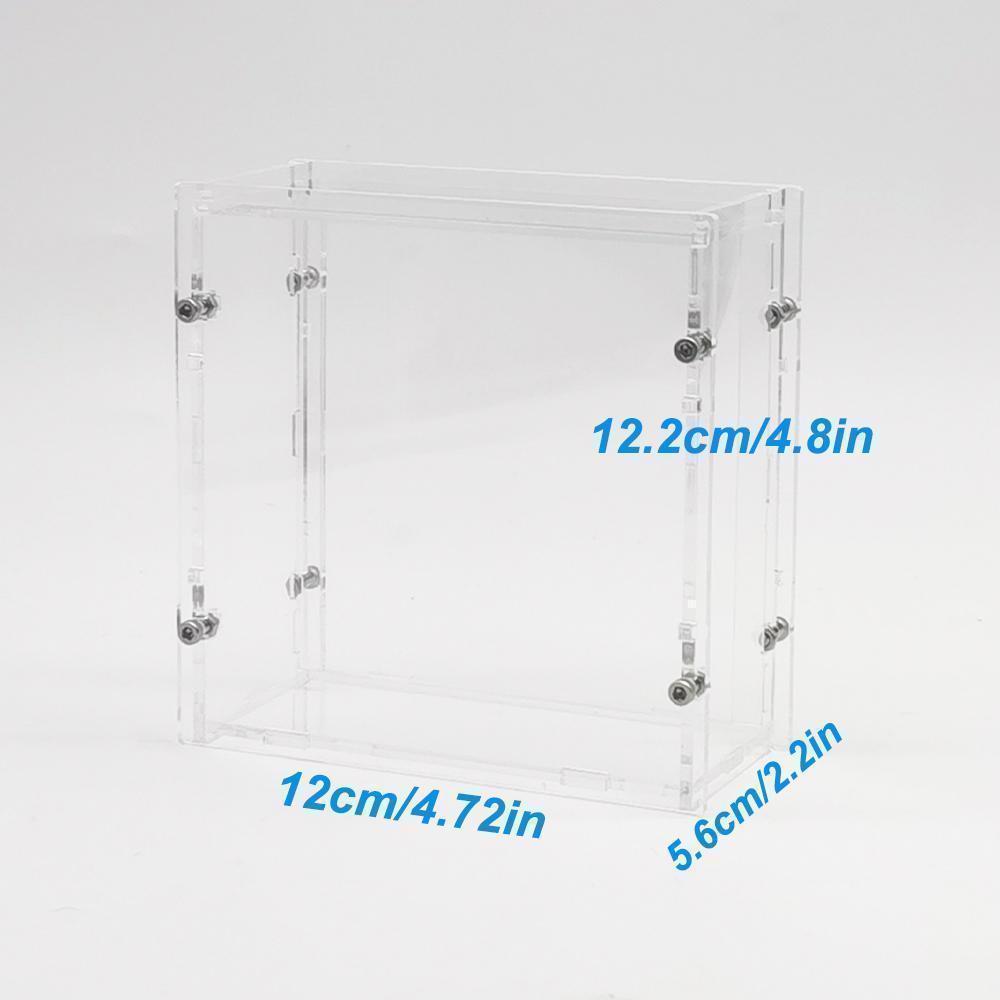 Bob 1/64 Model Car Display Case (without cars in pictures) For Hotwheels Acrylic Transparent High Grade Screw Fixed Display Box