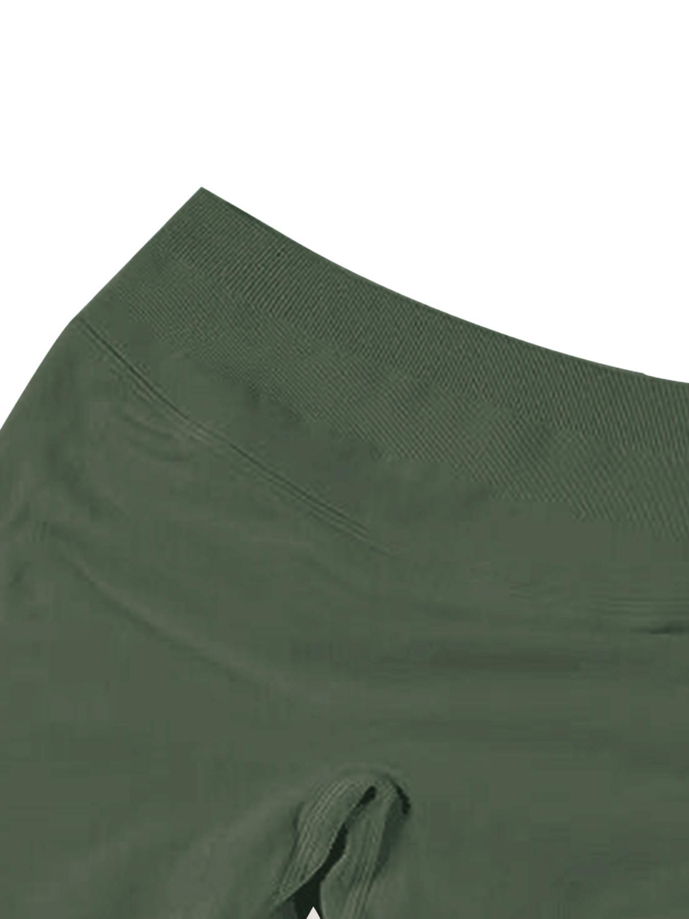 Women's Tummy-Control High Waisted Athletic Leggings with Concealed Butt-Lift Seam, High-Stretch Seamless Base-Layer Tights for Fitness, Yoga and Outdoor Running, Tight-Fitting Breathable Scrunch Workout Leggings, Elastic Waist Leggings