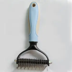 Double-sided Pet Grooming Brush, Pet Hair Removal Brush, Pet Hair Remover, Deshedding Tool, Dog & Cat Grooming Tool, Pet Supplies, Dog & Cat Grooming Supplies