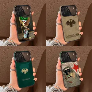 Syria Eagle Flag National Emblem Phone Case For iPhone 17 Promax 17e 17 16 15 14 13 12 11 Mini Pro Max Air For Samsung S26 Ultra S25 S24 S23 S22 FE Plus Edge Anti-Fall Transparent shockproof protection TPU Soft silicone Back Cover For Fans Gift