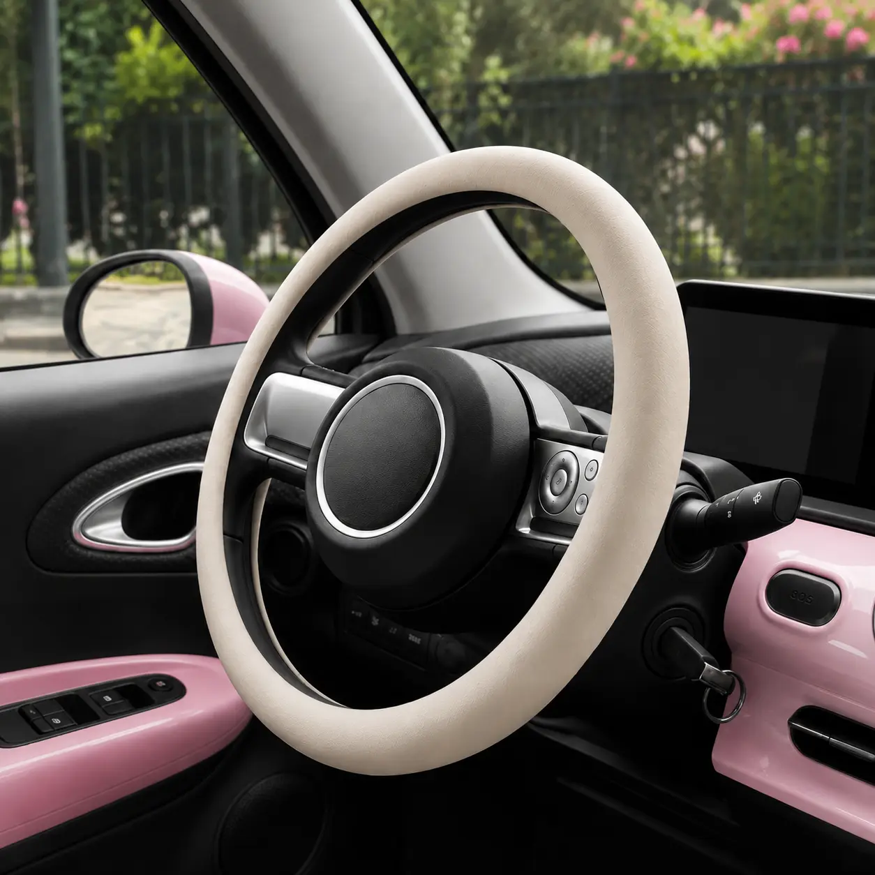 Universal Flexible Silicone Steering Wheel Cover for Men & Women, Non‑Slip Car Steering Wheel Protector, Soft‑Grip Automotive Steering Wheel Sleeve for Daily Driving, Cars, SUVs, Trucks & Vans, 1PC