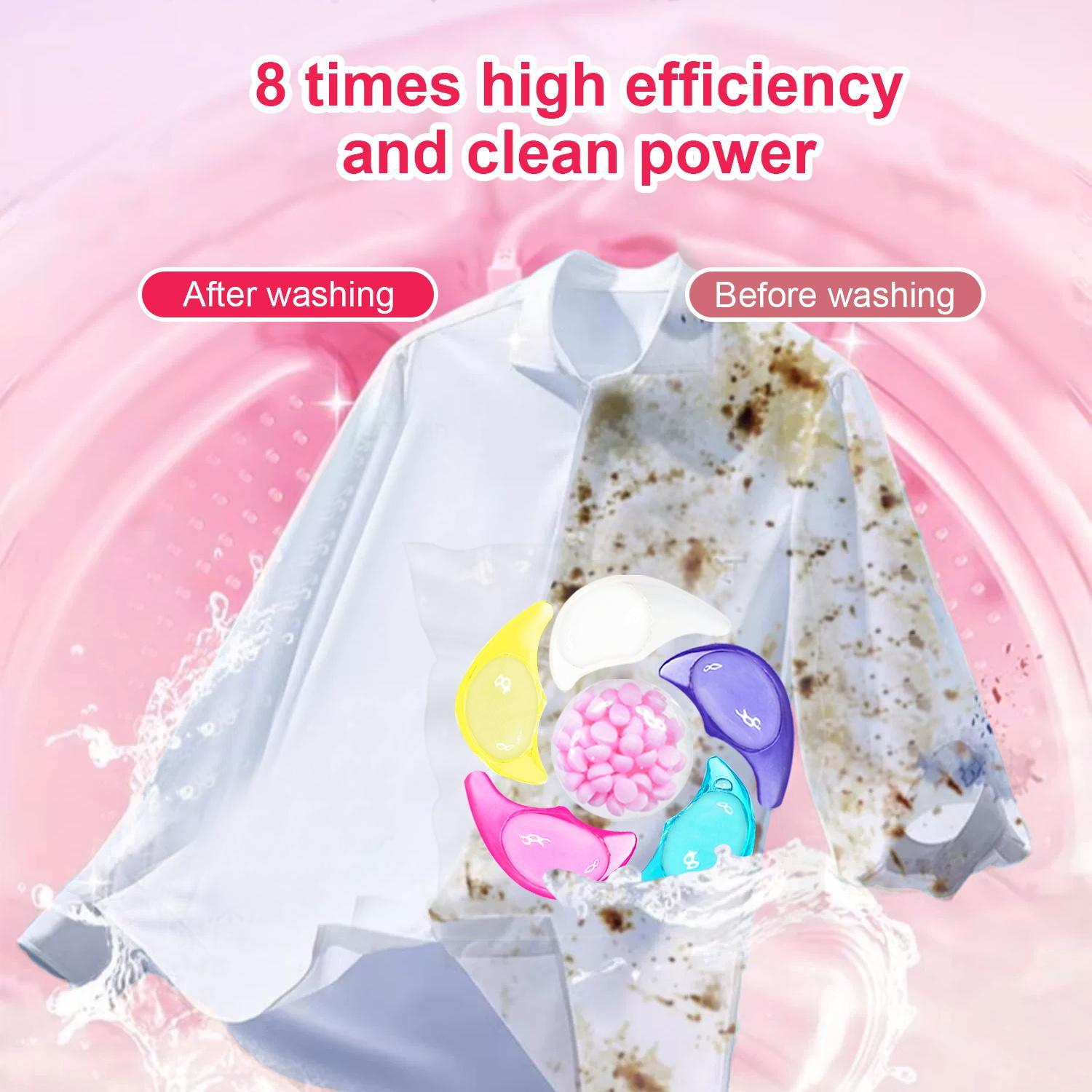 Laundry Beads, 50pcs/box Long Lasting Fragrance Laundry Beads, Deep Cleaning & Deodorizing Laundry Detergent Beads, Laundry Tools & Accessories, Laundry Products