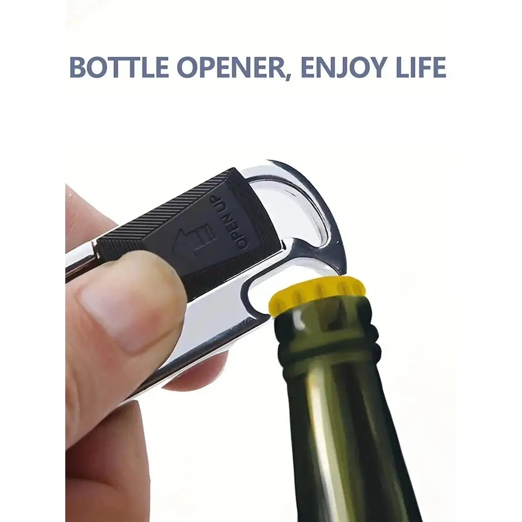 Bottle Opener Keychain,Metal Keychain with Detachable Key Rings,Car Keychain, Creative Gift for Men & Women, Fashion Accessories for Daily Use, Multitool Keychain Opener, Car Key Chains