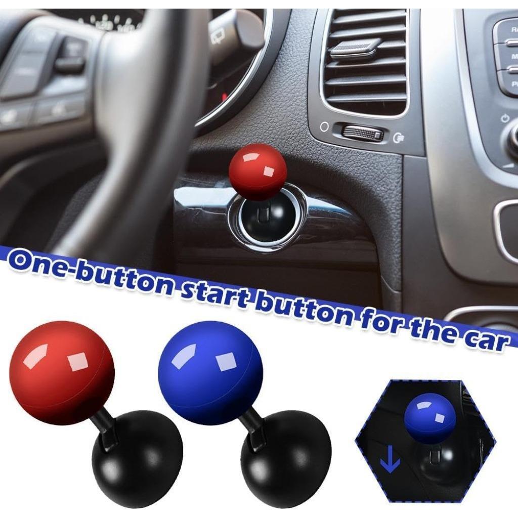 Car Engine Start Stop Button Cover, Car Engine Start Stop Button Decoration, Universal Car Interior Accessories for Car Engine Start Stop Button Automotive