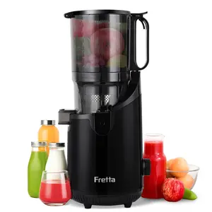 Cold Press Juicer Machines, High Performance Slow Masticating Juicer with 5.3" Extra Large Feed Chute Fit Whole Fruits & Vegetables, BPA Free 250W Blender Grinders,juicers machines