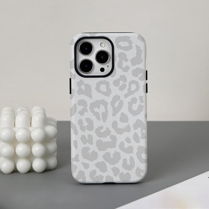 Stylish Leopard Film Case Suitable for IPhone 17 To 11 Models