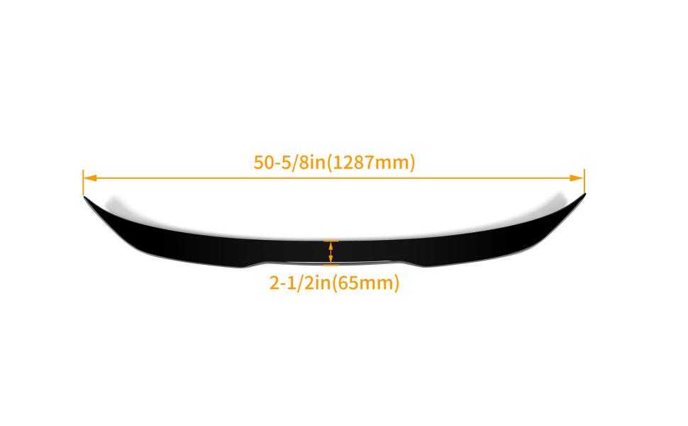 Rear Trunk Spoiler Wing Lip Compatible with 2017-2023 BMW G30 5 Series 4 Door Sedan F90 M5 Tail Wing Rear Trunk Lid Plastic - Glossy Black Car Accessories Vehicle Crash Guard
