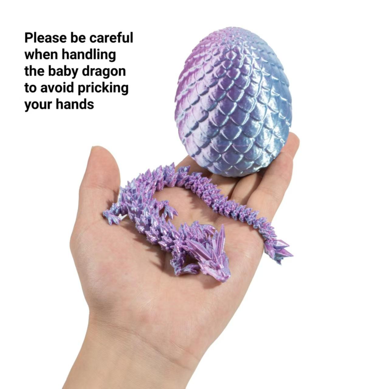 3D Dragon Egg, Halloween, Christmas, New Year, Easter Gifts for Family and Friends, Holiday Party Gifts, Room Decor, Living Room Decoration, Desktop Decor, Fun Gifts, Home Decor Statue, Collectible Figurine