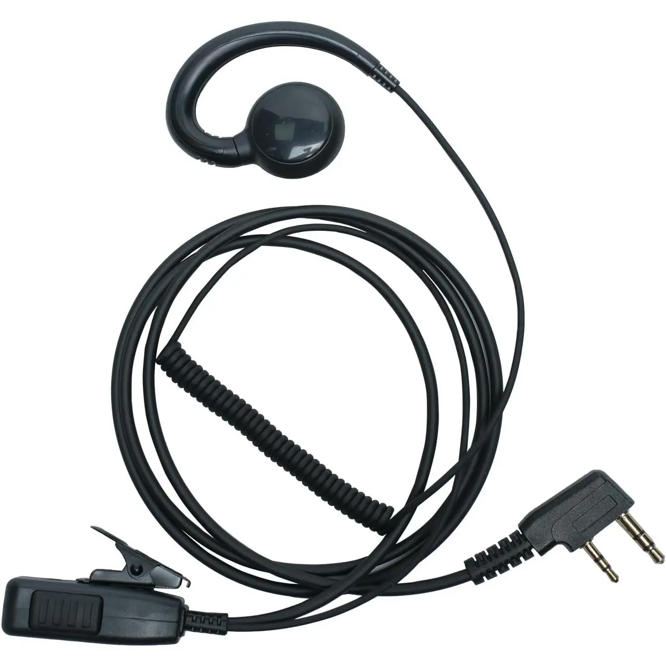 Walkie Talkies Earpiece Headset with PTT Mic ,Compatible with Kenwood | Compatible with Baofeng UV-5R BF-888S BF-F8HP Kenwood TK-2202 TK-2402 TK-3402 2 Way Radio Accessories