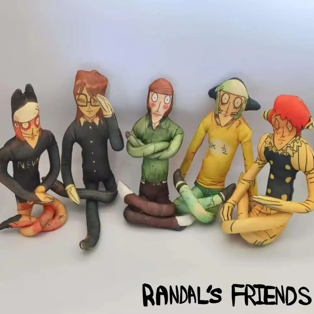 Anime Ranfren Randal's Friends Randal Cotton Plush Doll - Unisex Abstract Look Collectibles, Room Decor, Halloween Prop Stuffed Toy for Toys & Hobbies, Randal Doll
