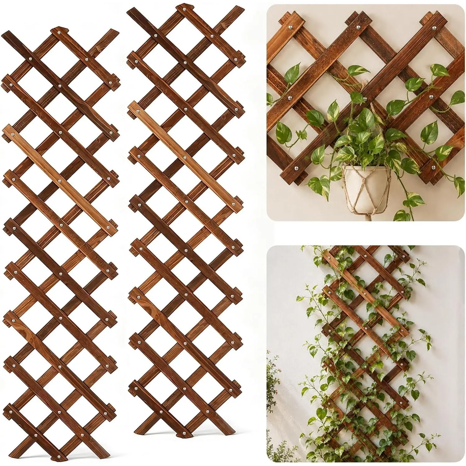 1 count Expandable  Lattice Fence Panels for Outside