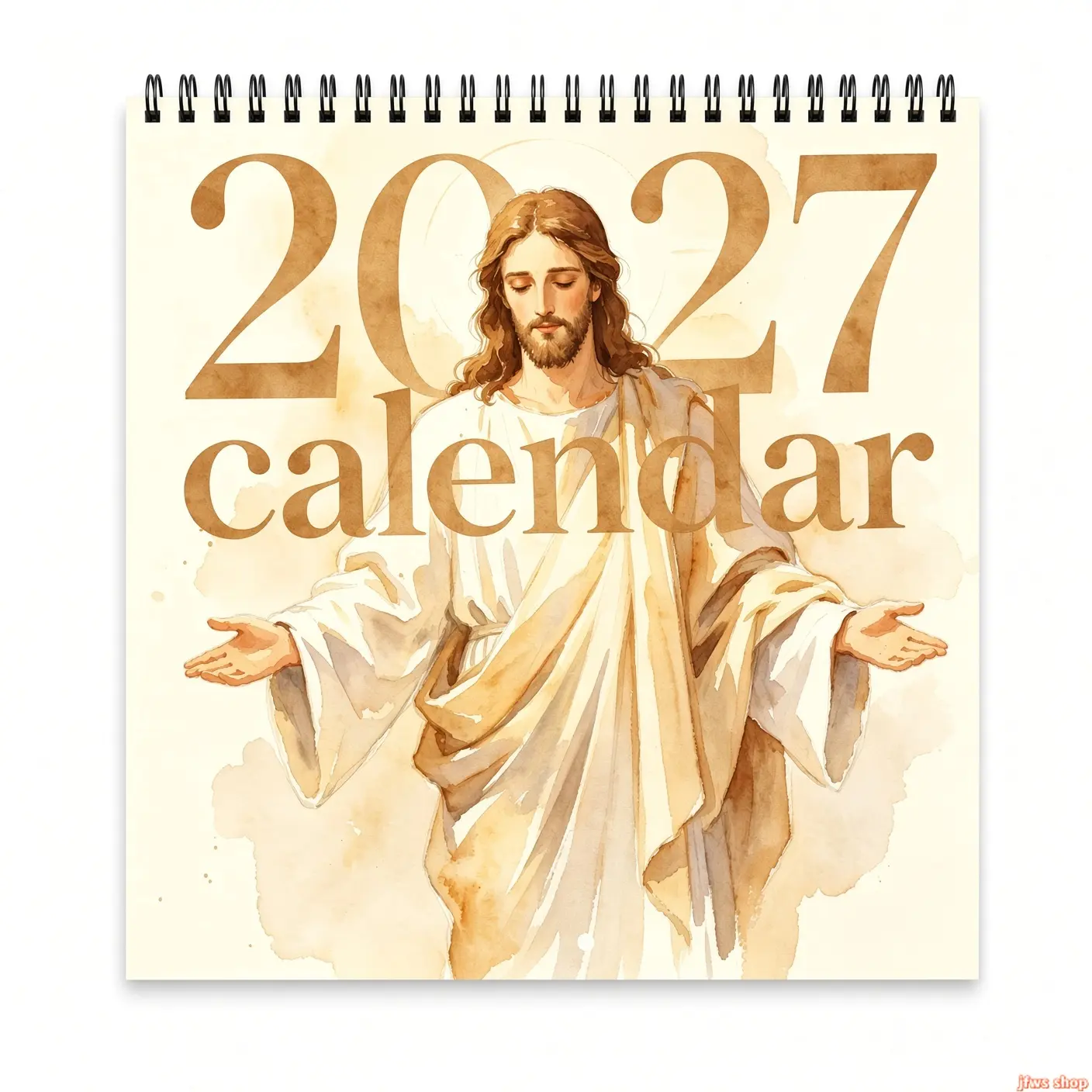 2027 Jesus Christ Hanging Wall Calendar, Thick Coated Paper Monthly Calendar – Inspirational Christian Decor, Religious Faith Gift for Family & Friends tiktokshopbacktoschool