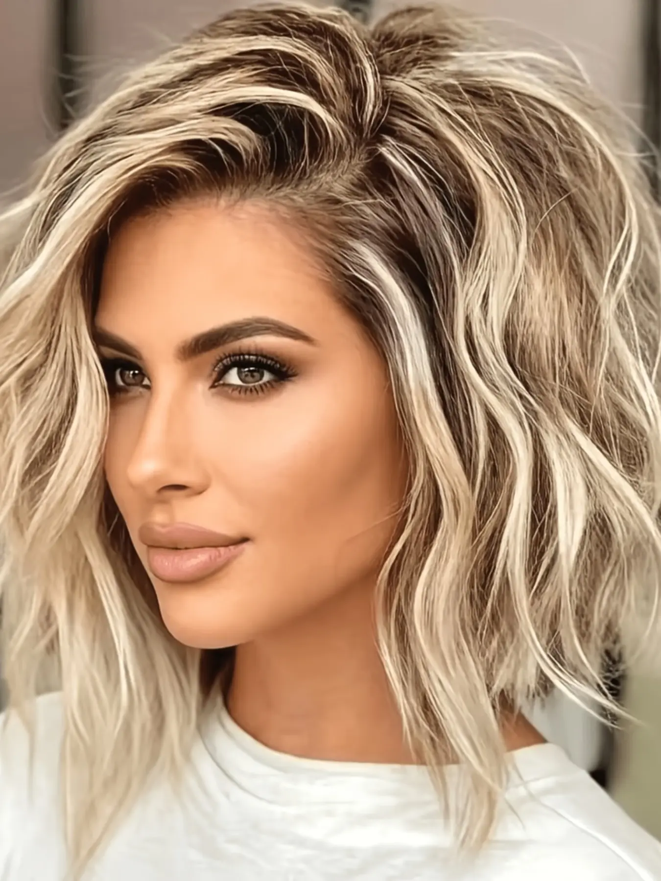 Soft Real Human Hair Wig for Women, 14 Inch Large Curl, 13x4 Net Cap, 150 Density, Lace Front with Baby Hair, Lace Front Wigs