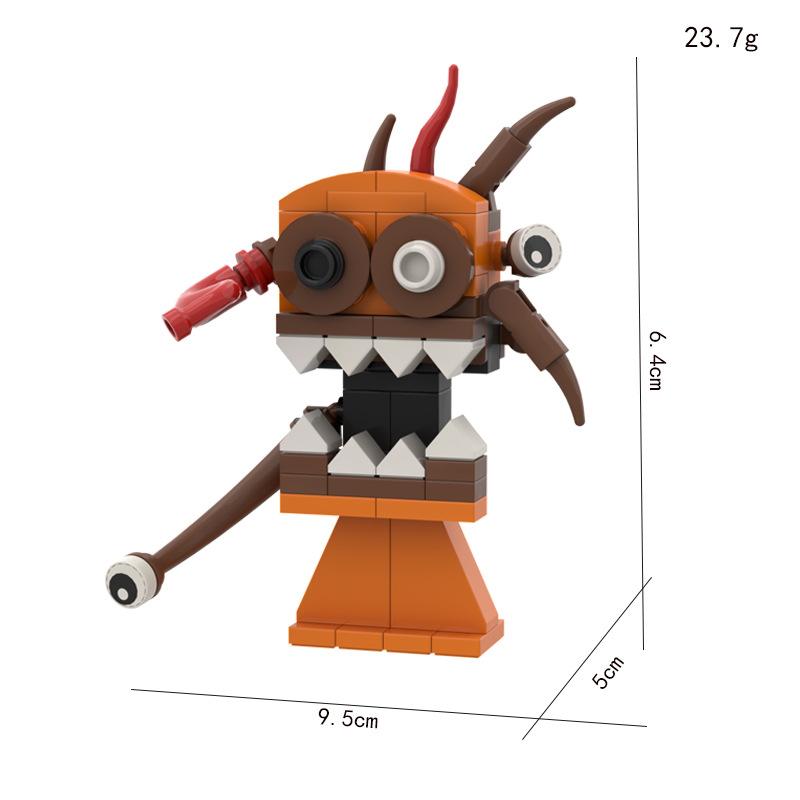 Sprunki Blocks Toys Sprunki Building Blocks Model Children's Educational Oren Wenda Building Block Toys for Kids Birthday Gift popular