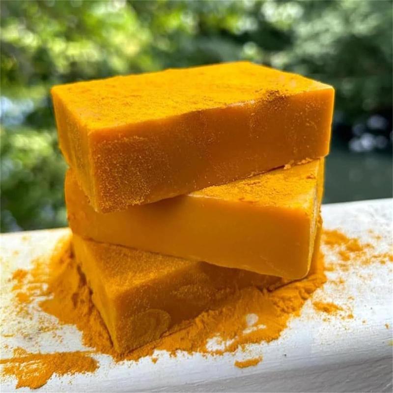 Kojic Turmeric Face Soap, Kojic Soap, Face Cleansing Soap, Turmeric Face and Body Soap, Kojic Face and Body Soap, Brightening Soap savon  artisanal