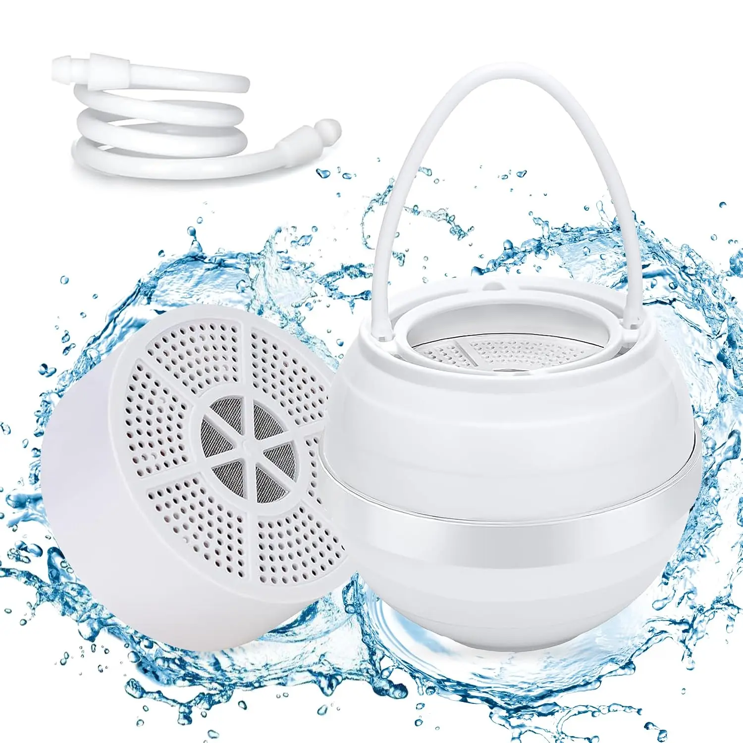 Bath Filter for Tub - 8 Stage  Bath Water Filter –  Hard Water Filter for Tub & Faucet -  Chlorine, Hard Water & Impurity Removal for Healthier  & Hair