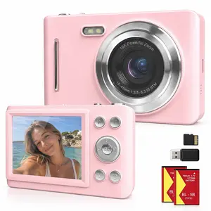 Portable Mini Digital Camera, Pocket-Sized Video Camera with SD Card and Wrist Strap, Single Shot Function, Ideal Gift for All Ages