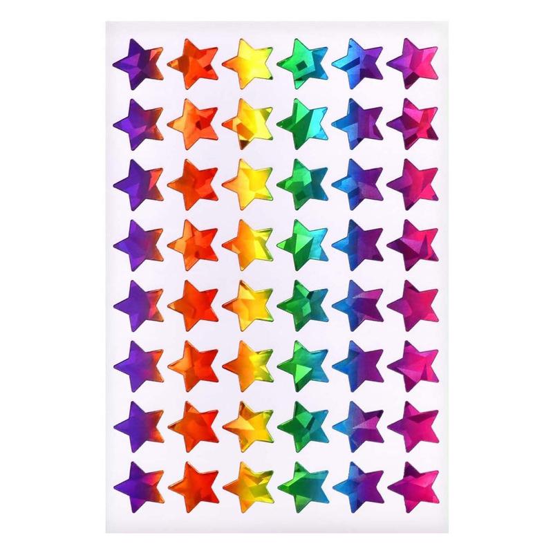 Teacher Reward Stickers Set, 30 Sheets Star Heart Round Design, Perfect for Classroom Home School Behavior Incentive Charts