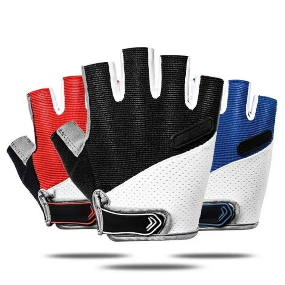 Half-finger Cycling Sport Gloves, Non-slip Shock-absorbing Gloves Suitable for Cycling, Driving, Fitness, and Outdoor Activities; Moisture-wicking Gloves
