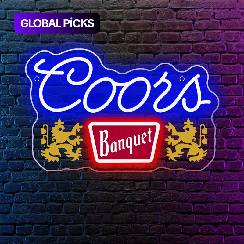 1pc Coors Banquet neon sign, Coors Banquet sign, Coors lover gift, Beer neon sign, Bar neon sign, Decorative wall light, Coors Banquet art decor, Led Neon Lights, Neon Accent Lights, Led Light Letters, Led Signs For Wall