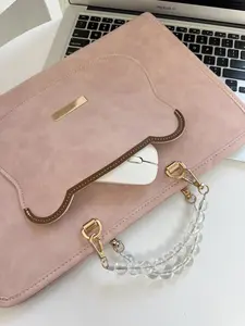 2026 New Laptop Sleeve, Universal Computer Bag, Elegant Handbag for Women, Plain Style, All Seasons, Casual Design, Laptop Bags