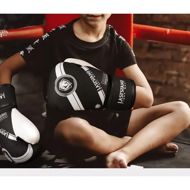 Unisex Thick Breathable PU Leather Boxing Gloves - Adjustable Grip, Multiple Weights, for Martial Arts Training, Sparring, Heavy Bag Use (For Adults), Unisex Wear