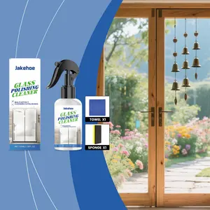 Glass Polish Cleaner, Daily Use for Shiny Transparent Window Cleaning, Glass Care Agent, Essential for Home Maintenance
