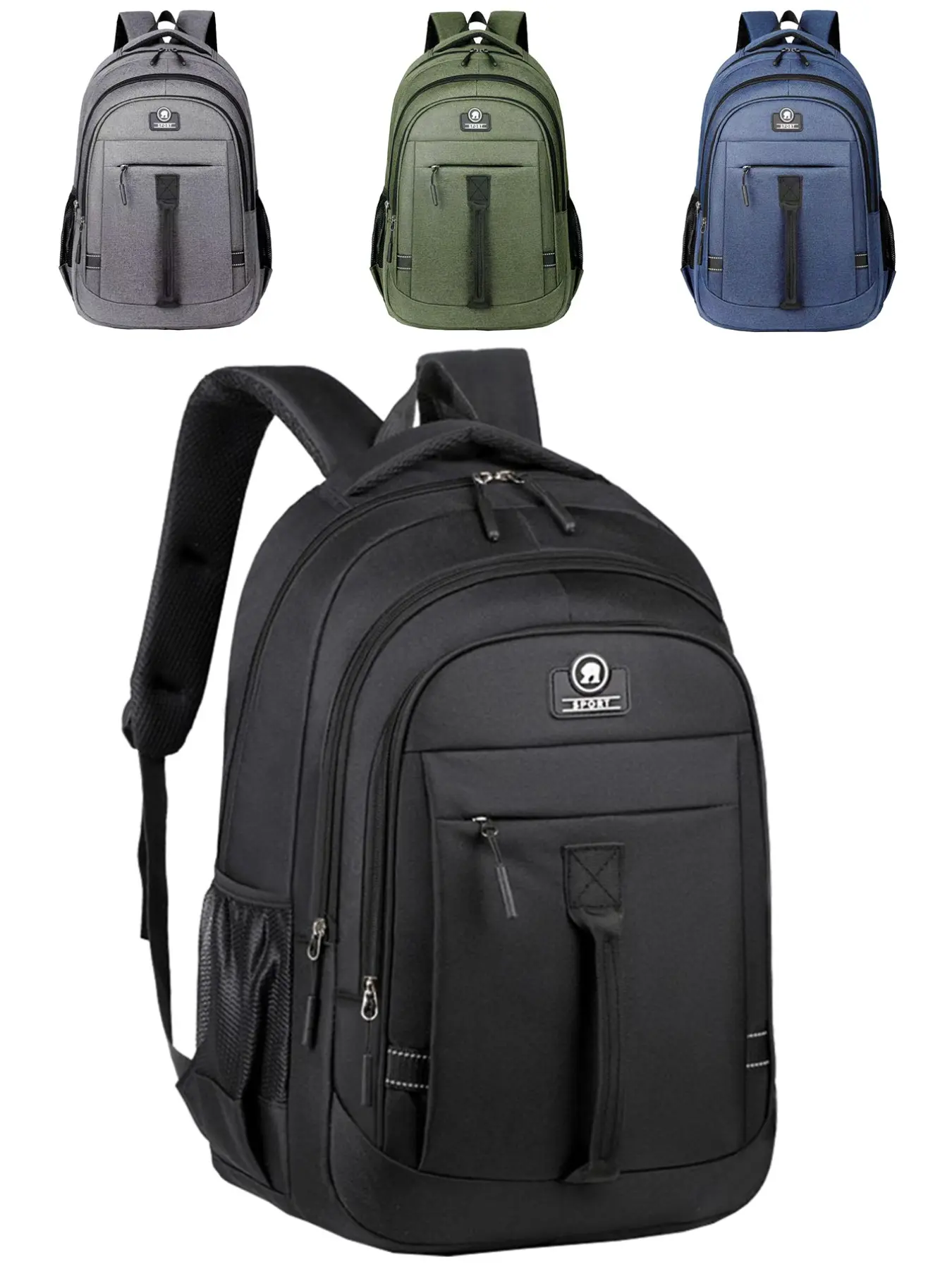 Travel backpack, men's and women's shoulder backpack, multi-layered pockets, high-quality and comfortable backpack, Portable Lightweight Backpack, can be carried by hand or on the shoulder, suitable for outdoor travel, safety reflective strips.