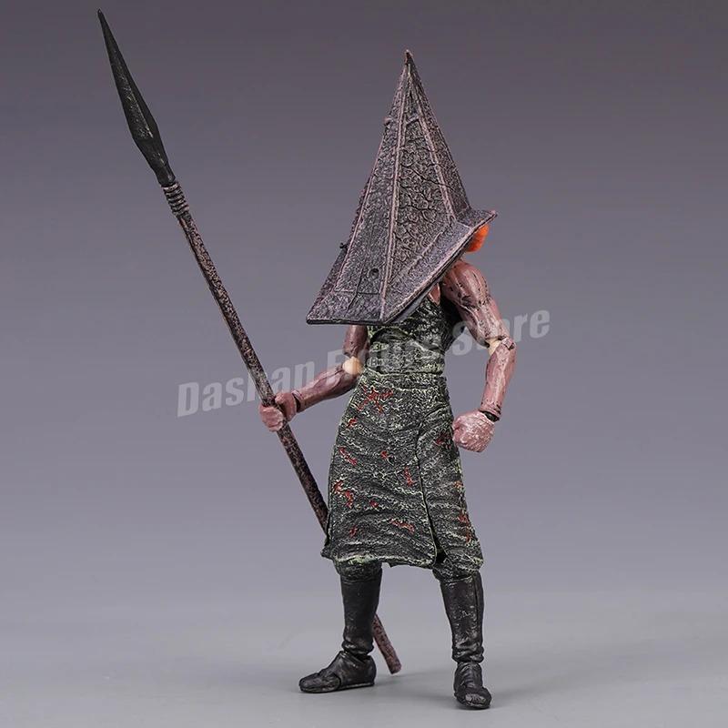 Figma Sp-055 Silent Hill Pyramid Head Action Figure 17cm Red Pyramid Thing Revelation 3D Figure PVC Bubble Head Nurse Model Toys