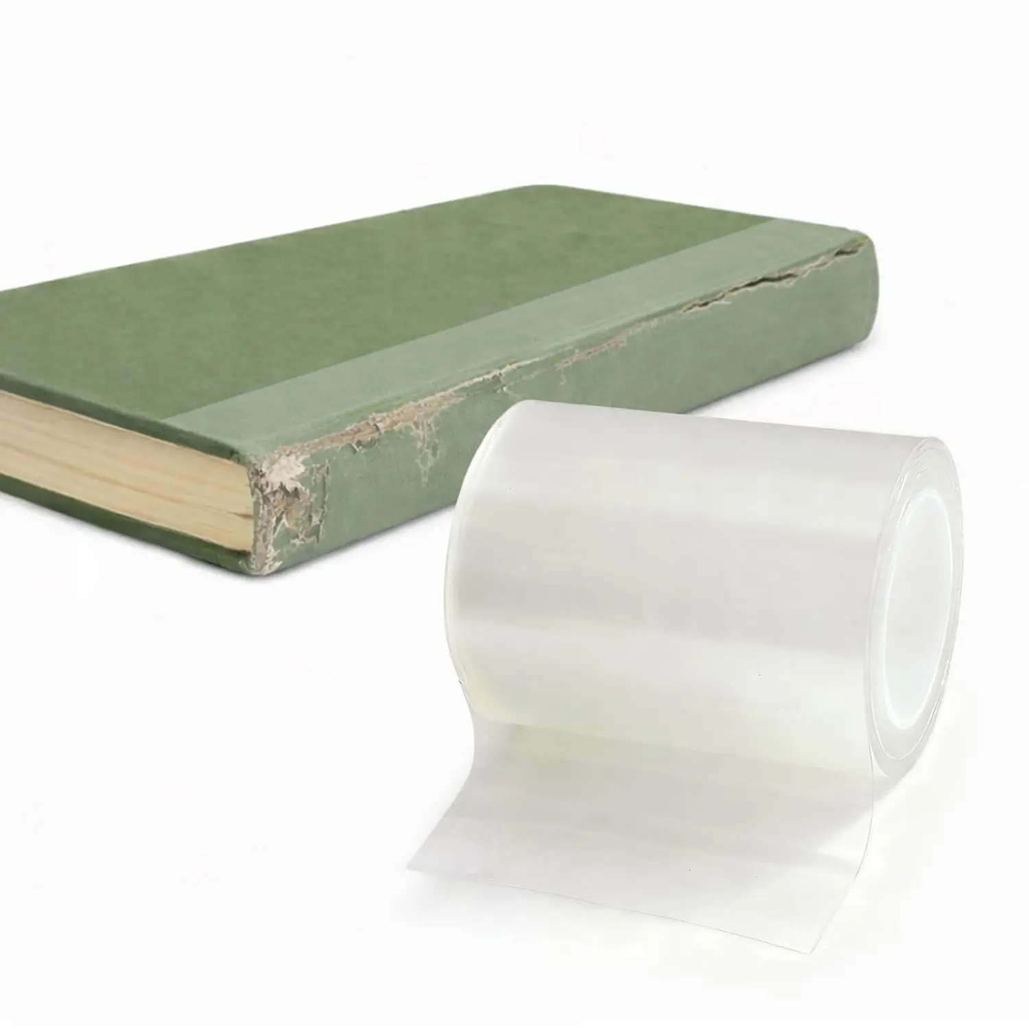 Book Repair Tape, Archival Safe Acid-Free for Book Binding, Clear   Adhesive Tape, No  for Libraries,Old Books, Broken Pages (2 inchx16.5 )