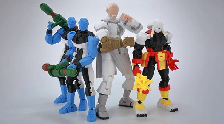 9L3D Printed Superheroes Invincible 2.0 Anime Multi-Jointed Shapeshift Toys Action Figures Mannequin Model Ornaments Gifts
