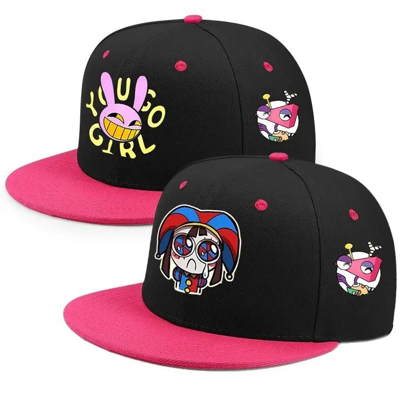2026 new hot item The Amazing Digital Circus Baseball Cap Cartoon Pomni Women Hip Hop Dad Hat Tennis Skate Peaked Caps Summer Sun Protection Hats