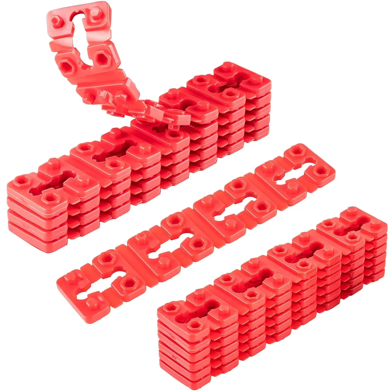 Outlet Spacers for Electrical Box, 48 count Spacers for Box Extender Kit | Plastic Wall Plate Spacer, Tile Backsplash Shims for Loose Outlet/ Repair (Stackable)