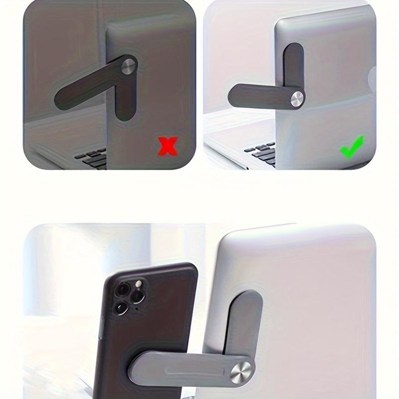 Notebook Computer Expansion Bracket - 1pc Laptop Screen Support Holder - Dual Monitor Display Clip Plastic Sticky Magnetic