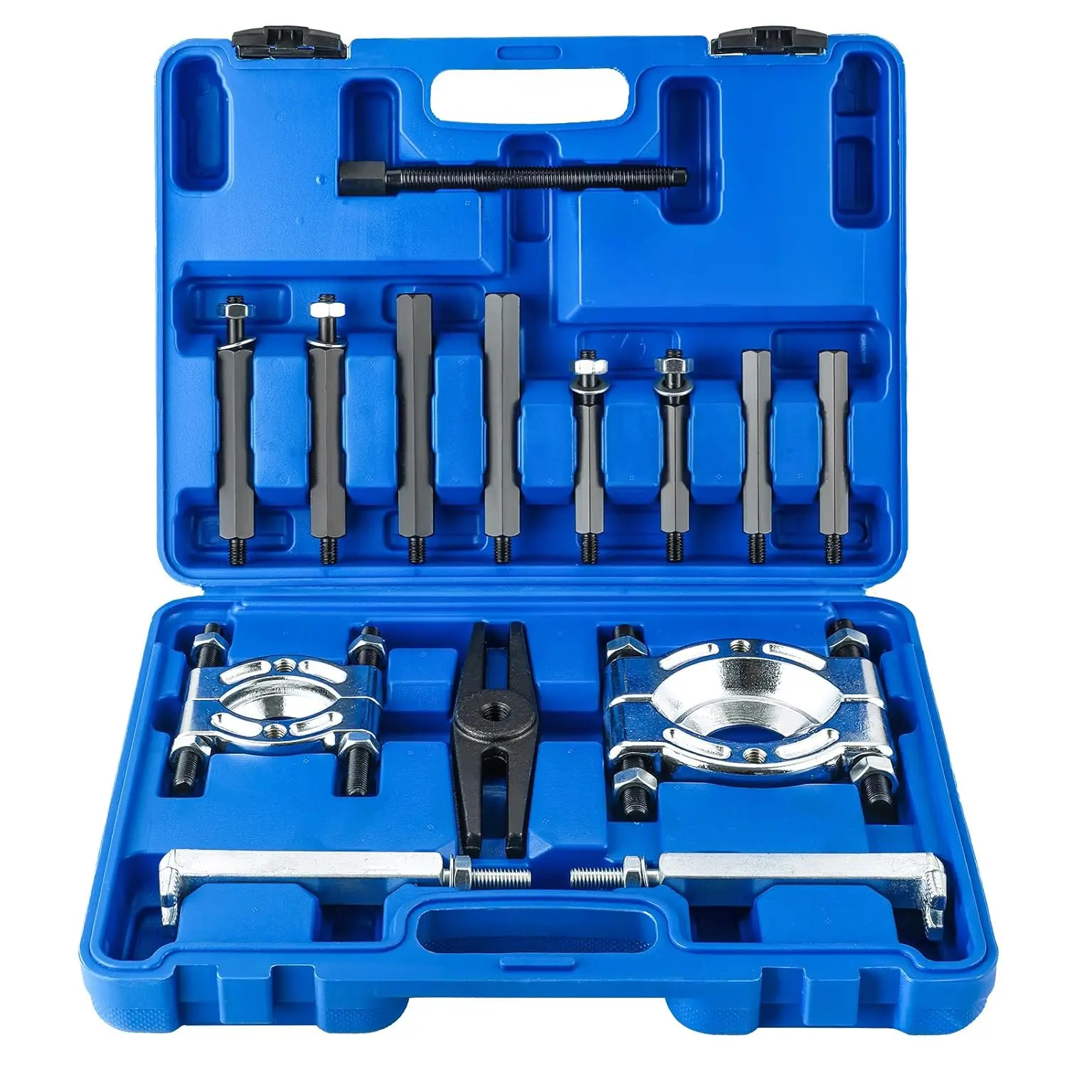 5-Ton Bearing Puller Set |   Wheel Hub Axle Puller Kit, 2" and 3" Splitters Gear Removal Tool, Bearing Separator Puller Kit for Automotive Repair