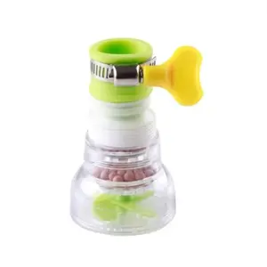 Faucet anti-splash head water gadget, pressure-boosting universal rotating filter, kitchen water purifier nozzle aerator, water saver